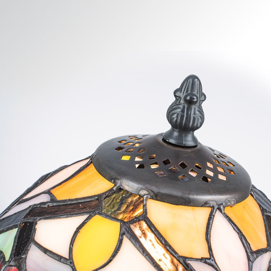 Quoizel - Tiffany-bordslampa LARISSA 1xE14/40W/230V Ø 20 cm