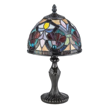 Quoizel - Tiffany-bordslampa LARISSA 1xE14/40W/230V Ø 20 cm