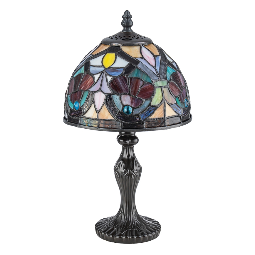 Quoizel - Tiffany-bordslampa LARISSA 1xE14/40W/230V Ø 20 cm