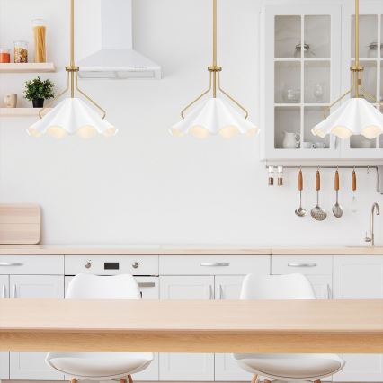 Quoizel - Pendelkrona MEJIA 1xE27/60W/230V diameter 35,6 cm mässing