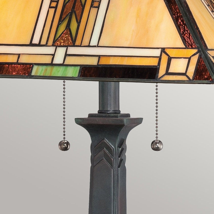 Quoizel - Bordslampa Tiffany NAVAJO 2xE27/60W/230V