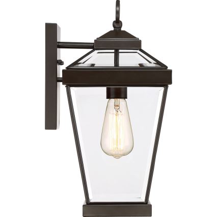 Quoizel - Vägglampa för utomhusbruk RAVINE 1xE27/60W/230V IP44 brun