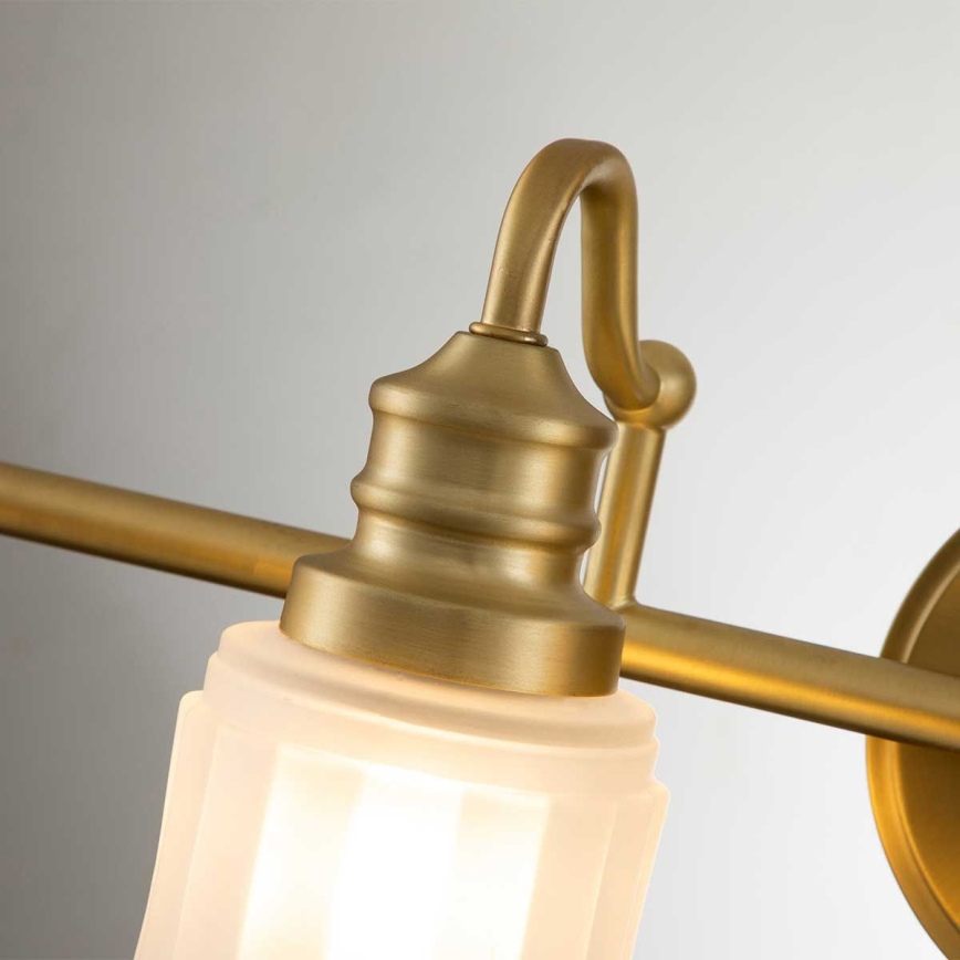 Quoizel - LED badrumsvägglampa SWELL 4xG9/3W/230V IP44 guld