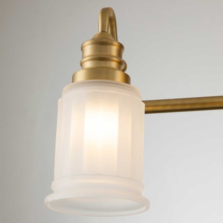 Quoizel - LED badrumsvägglampa SWELL 4xG9/3W/230V IP44 guld