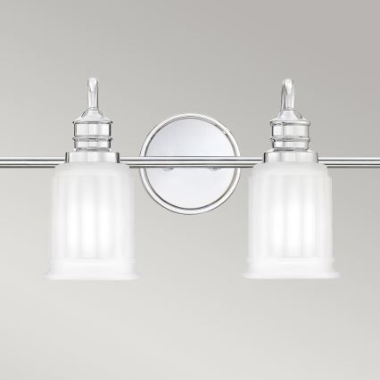 Quoizel - LED vägglampa för badrum SWELL 4xG9/3W/230V IP44 blank krom