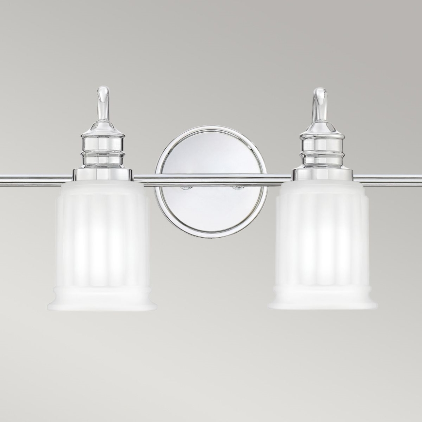 Quoizel - LED vägglampa för badrum SWELL 4xG9/3W/230V IP44 blank krom