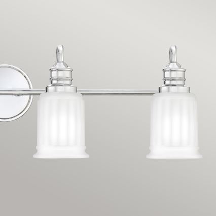 Quoizel - LED vägglampa för badrum SWELL 4xG9/3W/230V IP44 blank krom