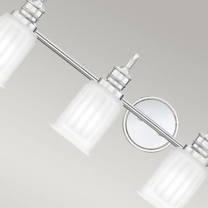 Quoizel - LED vägglampa för badrum SWELL 4xG9/3W/230V IP44 blank krom