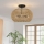 Quoizel - Taklampa CASABLANCA 3xE27/60W/230V brun