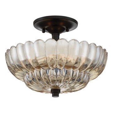 Quoizel - Taklampa WHITECAP 3xE14/40W/230V diameter 29,7 cm