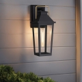 Quoizel - Utomhusvägglampa BUCKLEY S 1xE27/40W/230V IP44 svart