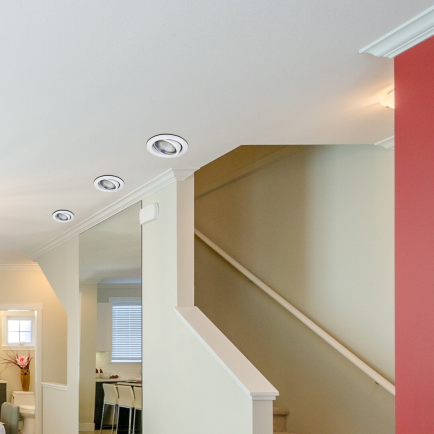 Rabalux - Set med 3xLED infällda takspots 1xGU10/3W/230V IP40