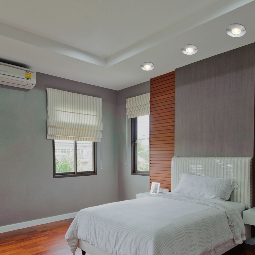 Rabalux - Set med 3 infällda LED-badrumsarmaturer LED/4W/230V IP44