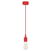 Rabalux 1414 - Hängande lampa ROXY E27/40W röd