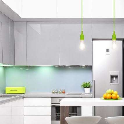 Rabalux 1415 - Hängande lampa ROXY E27/40W grön