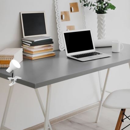 Rabalux 1477 - LED-lampa med klämma NOAH LED/5W/230V vit