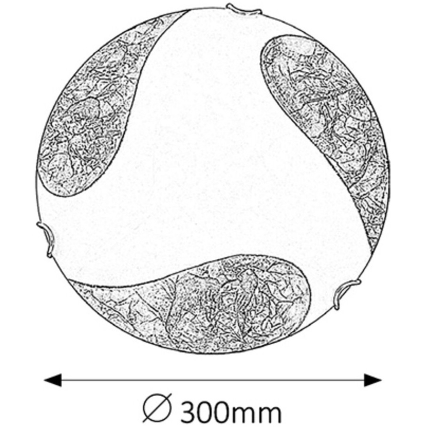 Rabalux 1941 - Takbelysning ART GOLD 1xE27/60W/230V