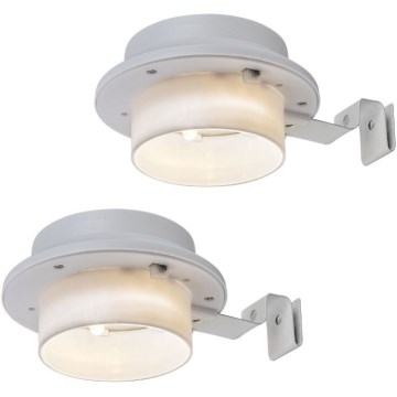 Rabalux - 2-pack LED-solcellsvägglampa LED/0,06W/1,2V 300 mAh IP44
