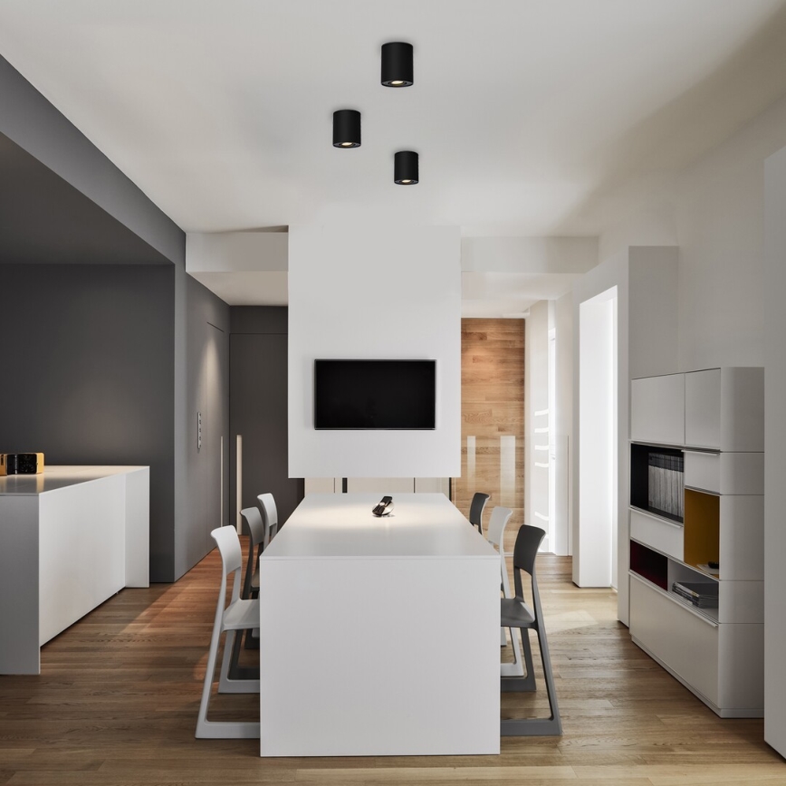 Rabalux - Spotlight 1xGU10/42W/230V svart