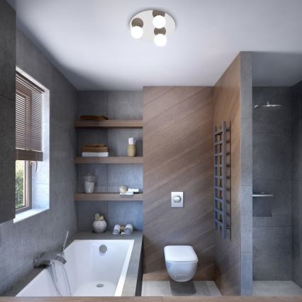 Rabalux - Badrum takbelysning 3xG9/28W/230V IP44 diameter 30 cm