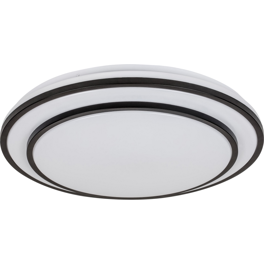 Rabalux - Dimbart LED-takarmatur LED/40W/230V 3000-6500K svart Ø 49 cm + fjärrkontroll