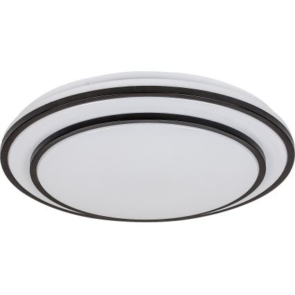 Rabalux - Dimbart LED-takarmatur LED/40W/230V 3000-6500K svart Ø 49 cm + fjärrkontroll