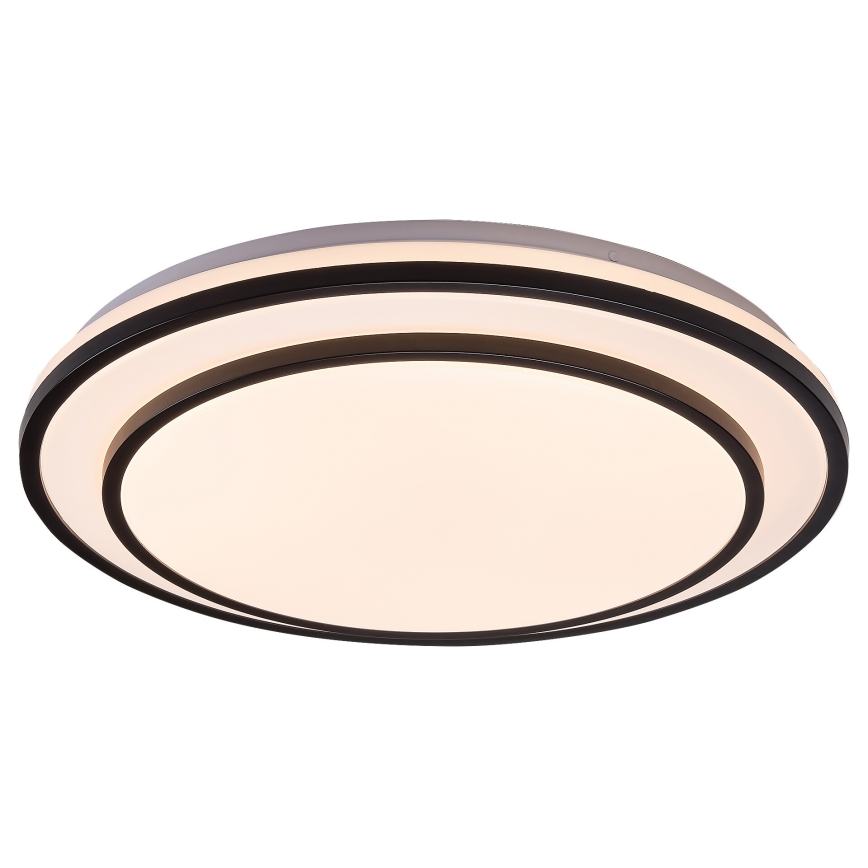 Rabalux - Dimbart LED-takarmatur LED/40W/230V 3000-6500K svart Ø 49 cm + fjärrkontroll