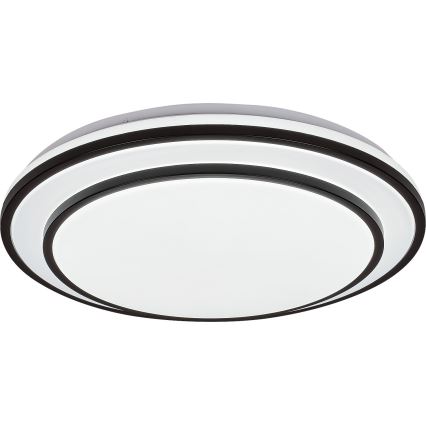 Rabalux - Dimbart LED-takarmatur LED/40W/230V 3000-6500K svart Ø 49 cm + fjärrkontroll