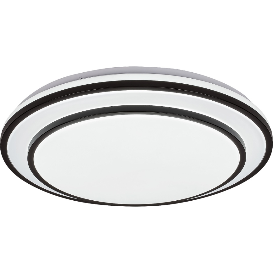 Rabalux - Dimbart LED-takarmatur LED/40W/230V 3000-6500K svart Ø 49 cm + fjärrkontroll