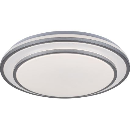 Rabalux - LED-dimmbar taklampa LED/40W/230V 3000-6500K silver Ø 49 cm + fjärrkontroll