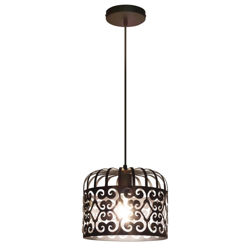 Rabalux 2156 - Ljuskrona ALESSANDRA 1xE27/60W/230V svart