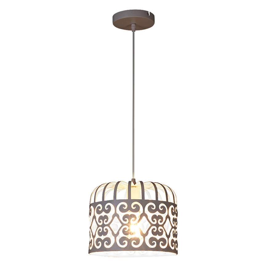 Rabalux 2161 - Ljuskrona ALESSANDRA 1xE27/60W/230V vit