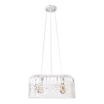 Rabalux 2162 - Ljuskrona ALESSANDRA 2xE27/60W/230V vit