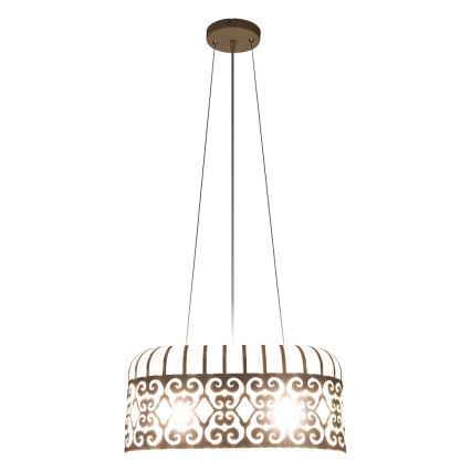 Rabalux 2162 - Ljuskrona ALESSANDRA 2xE27/60W/230V vit