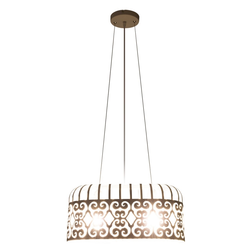 Rabalux 2162 - Ljuskrona ALESSANDRA 2xE27/60W/230V vit