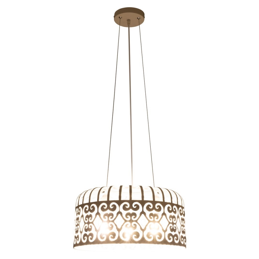 Rabalux 2163 - Ljuskrona ALESSANDRA 3xE27/60W/230V vit