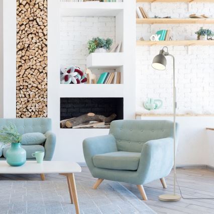 Rabalux - Golvlampa 1xE27/40W/230V beige