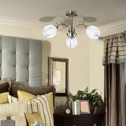 Rabalux 2270 - Takbelysning JOEL 3xE27/60W/230V