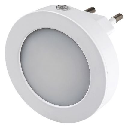 Rabalux - LED nattlampa med sensor LED/0,5W/230V 3000K diameter 65 mm
