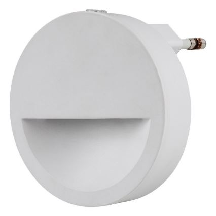 Rabalux - LED Nattlampa med skymningssensor LED/0,5W/230V 3000K diameter 65 mm