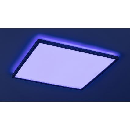 Rabalux - Dimbart LED RGB-takarmatur LED/22W/230V med Wi‑Fi (Tuya) och fjärrkontroll 42x42 cm