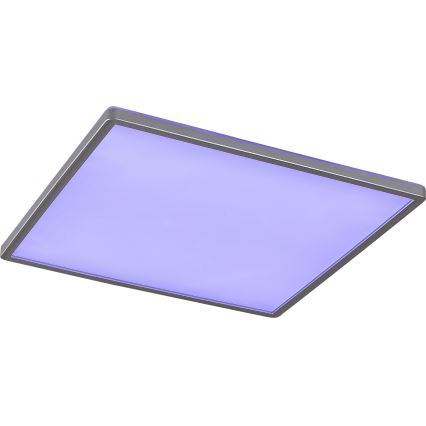 Rabalux - Dimbart LED RGB-takarmatur LED/22W/230V med Wi‑Fi (Tuya) och fjärrkontroll 42x42 cm