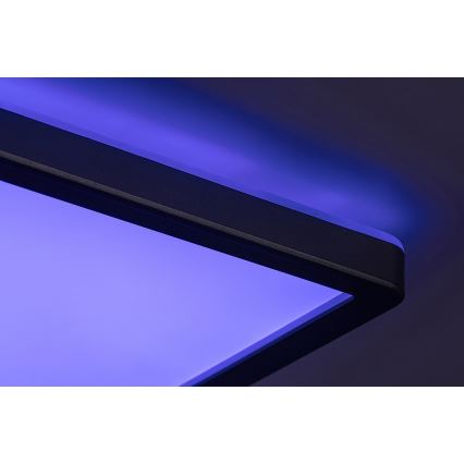 Rabalux - Dimbart LED RGB-takarmatur LED/22W/230V med Wi‑Fi (Tuya) och fjärrkontroll 42x42 cm