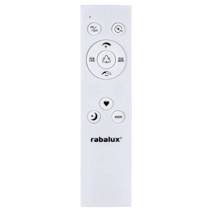 Rabalux - Dimbart LED RGB-takarmatur LED/22W/230V med Wi‑Fi (Tuya) och fjärrkontroll 42x42 cm