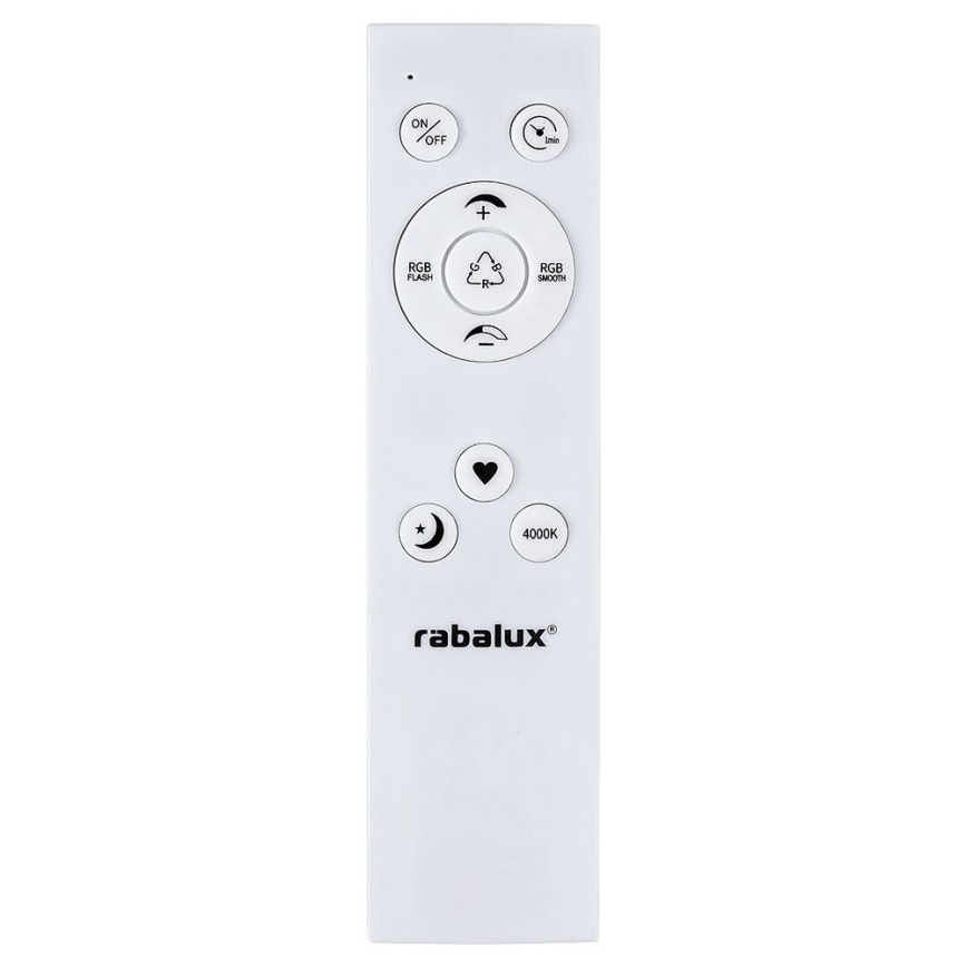 Rabalux - Dimbart LED RGB-takarmatur LED/22W/230V med Wi‑Fi (Tuya) och fjärrkontroll 42x42 cm