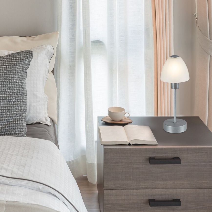 Rabalux - Dimbart bordslampa 1xE14/40W/230V matt krom