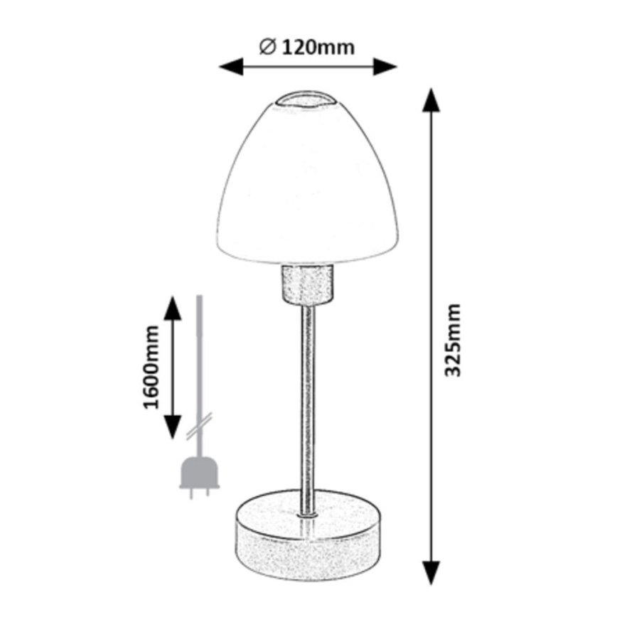 Rabalux - Dimbara bordslampa 1xE14/40W/230V svart