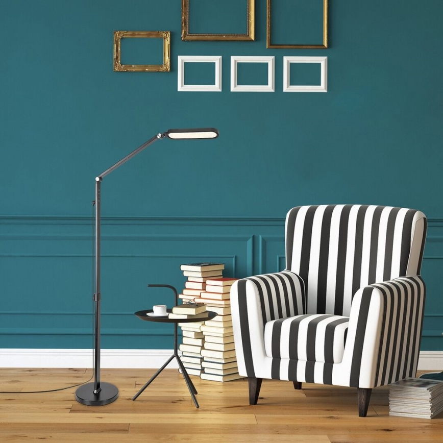 Rabalux - LED Ljusreglerad beröring golvlampa LED/13W/230V 3000-6000K svart