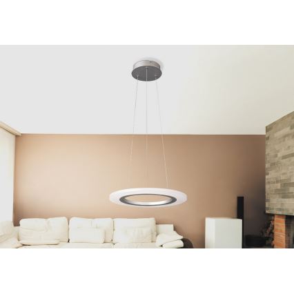 Rabalux 2428 - LED Ljuskrona ADRIENNE LED/20W/230V silver