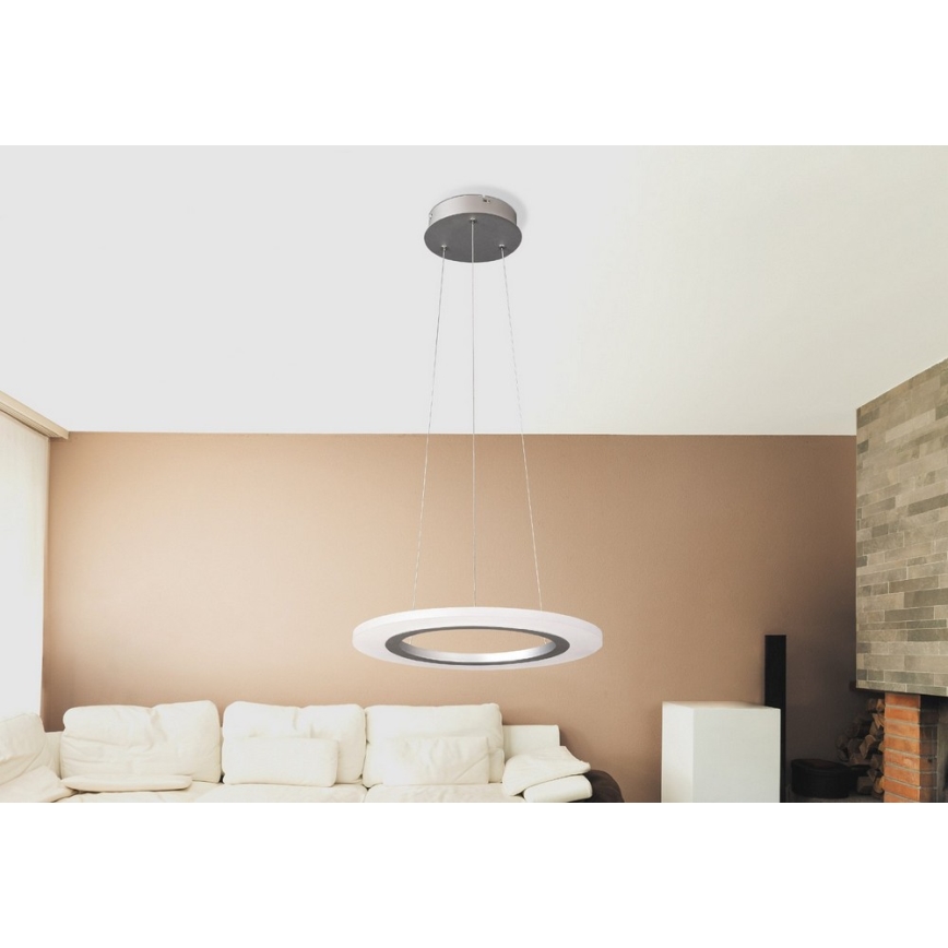 Rabalux 2428 - LED Ljuskrona ADRIENNE LED/20W/230V silver